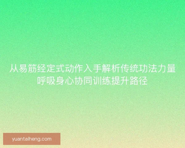 从易筋经定式动作入手解析传统功法力量呼吸身心协同训练提升路径 从易筋经定式动作入手解析传统功法力量呼吸身心协同训练提升路径